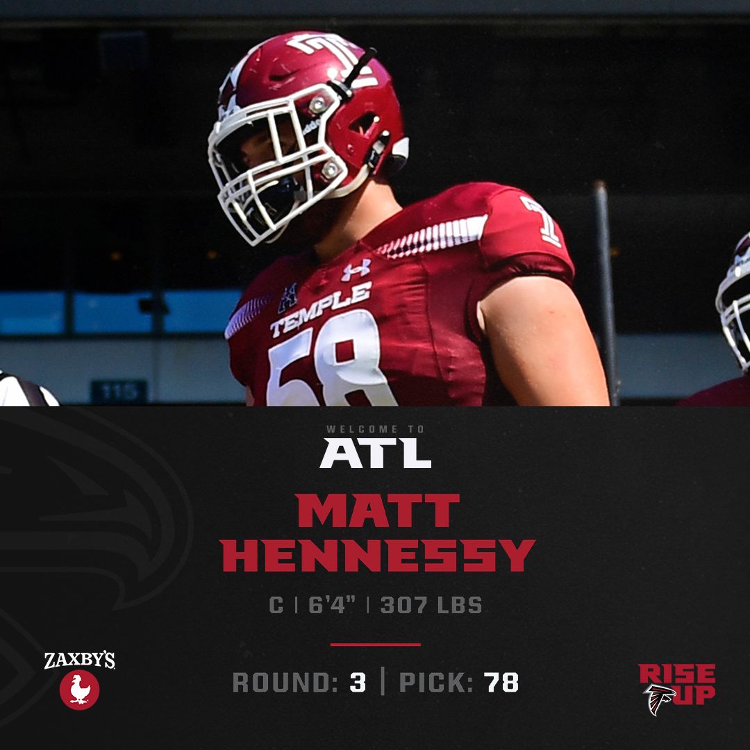 Falcons draft bio: Temple center Matt Hennessy