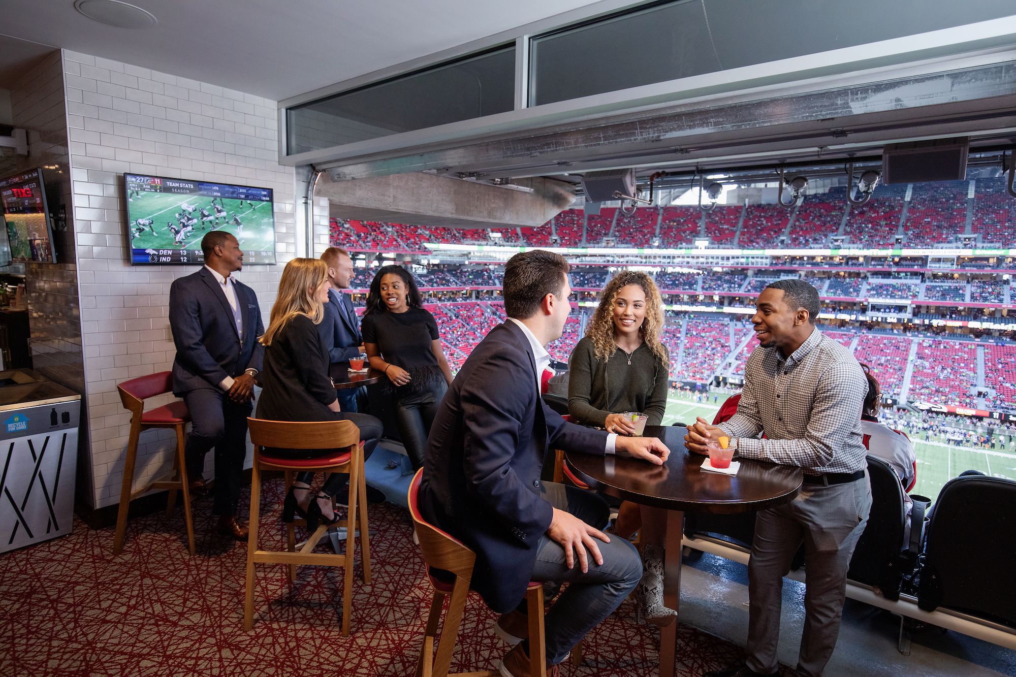 Mercedes-Benz Stadium: Gullwing Suites