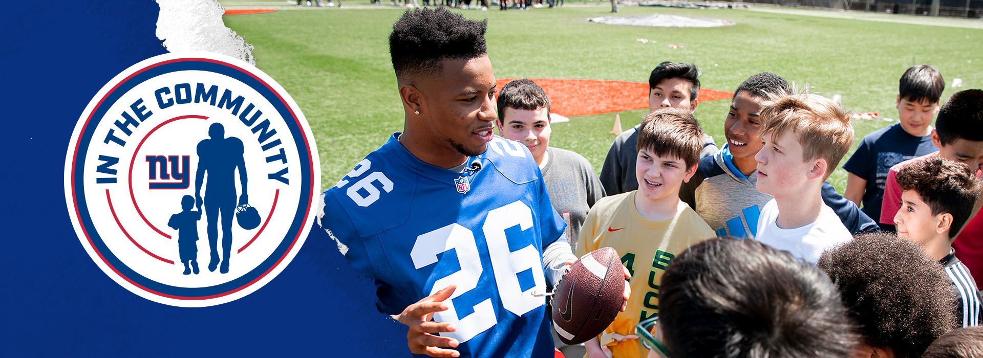 New York Giants Kids in New York Giants Team Shop 