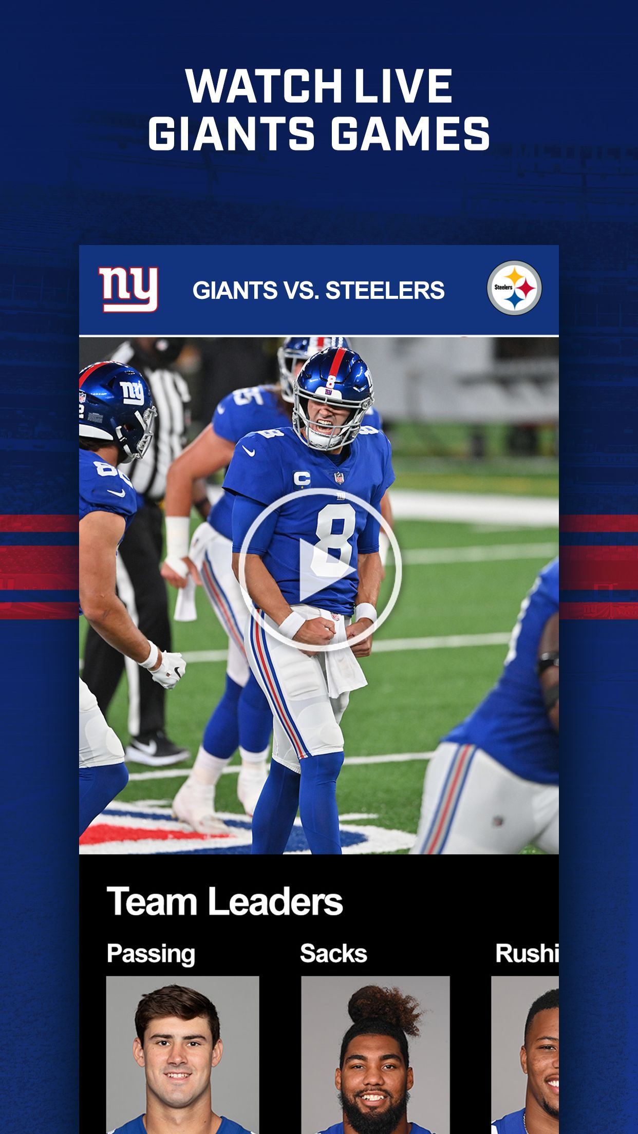 watch ny giants game live