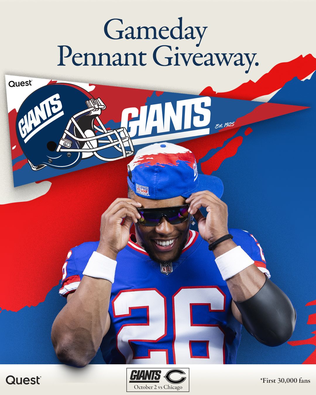 N.Y. Giants bring back 80s-90s look, promote 'Legacy Games'