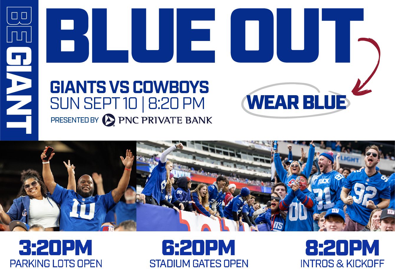 New York Giants - Presented by PNC