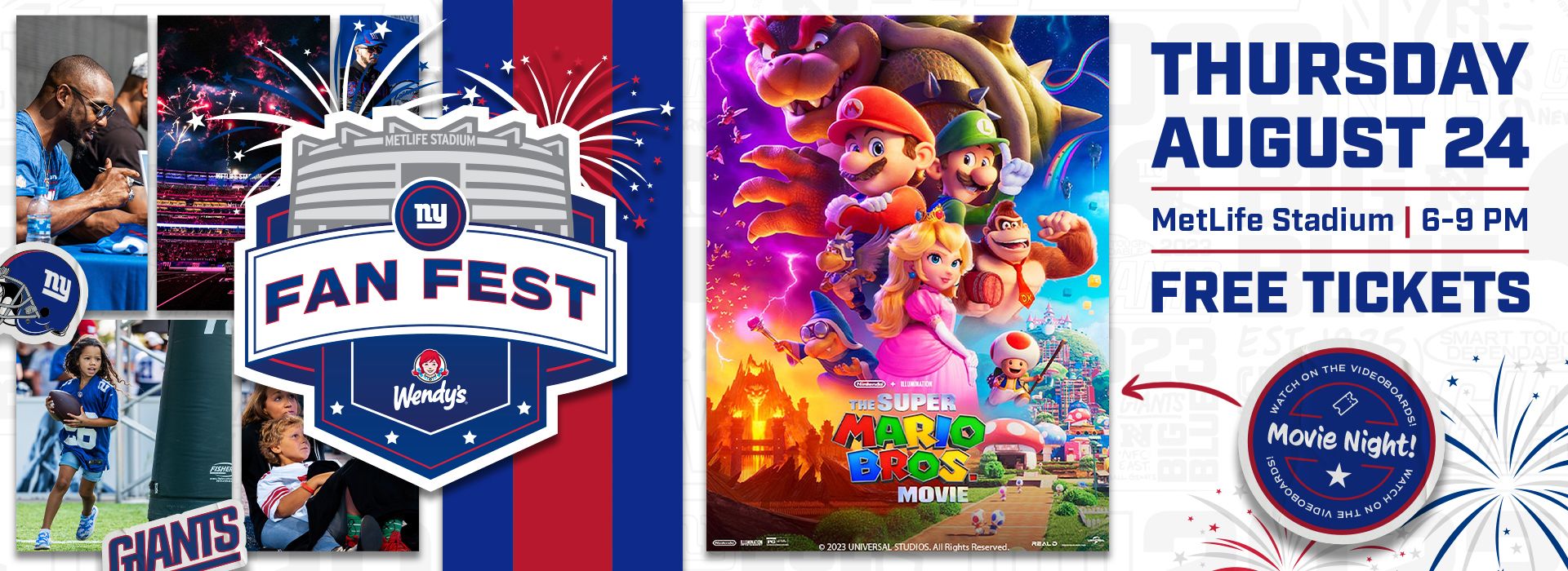 Giants announce training camp schedule, 2023 Fan Fest movie night