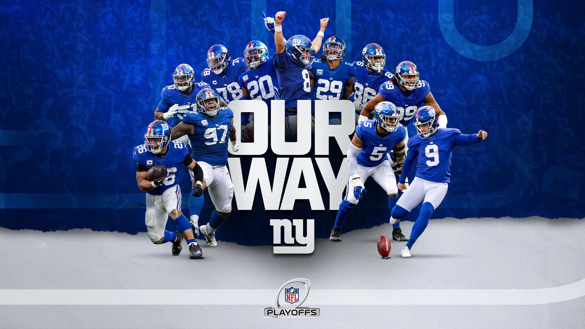 Download New York Giants Logo Player Wallpaper