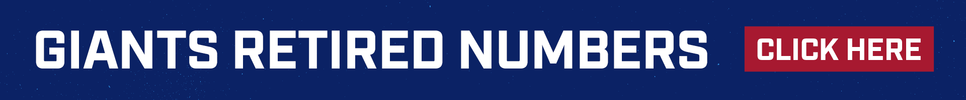 Giants Retired Numbers