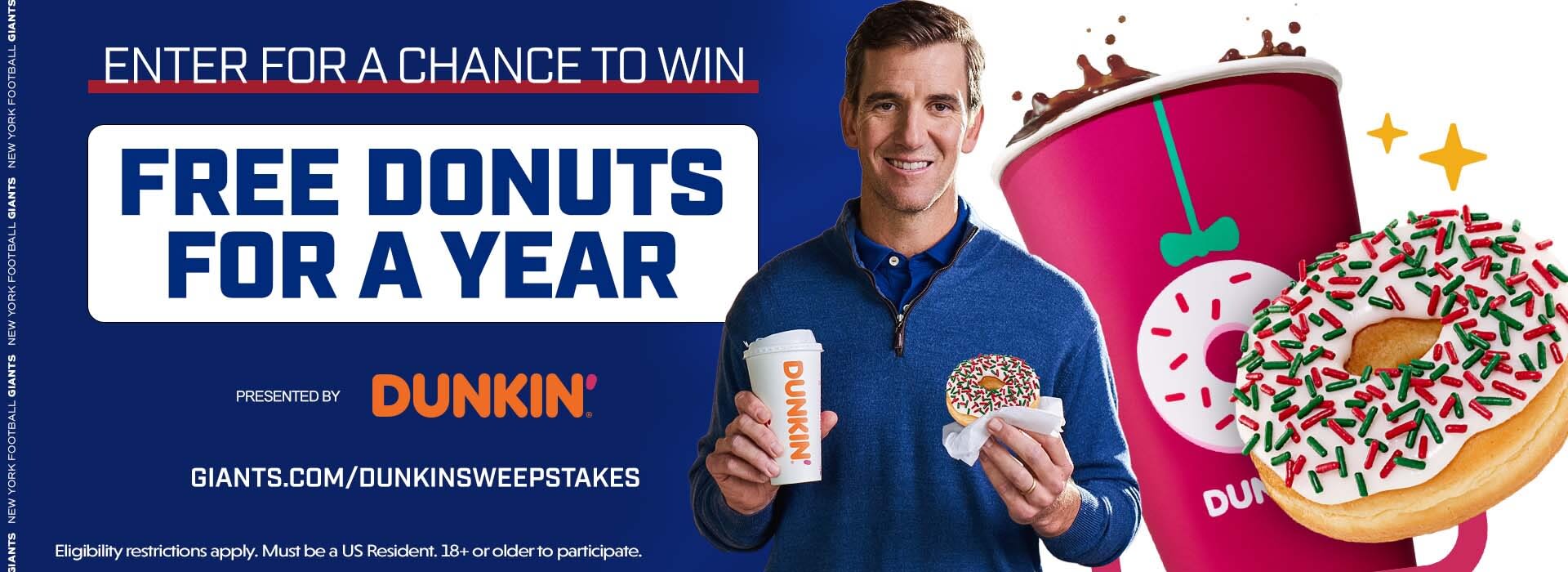 Enter for a chance to win Giants Fantennial Sweepstakes