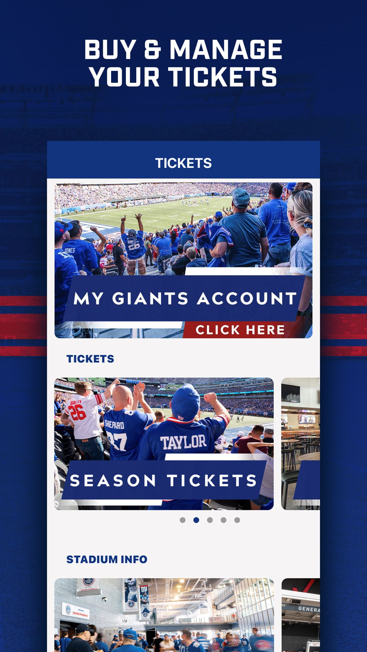 New York Giants on X: Single game tickets for #NYGiants 2019 home