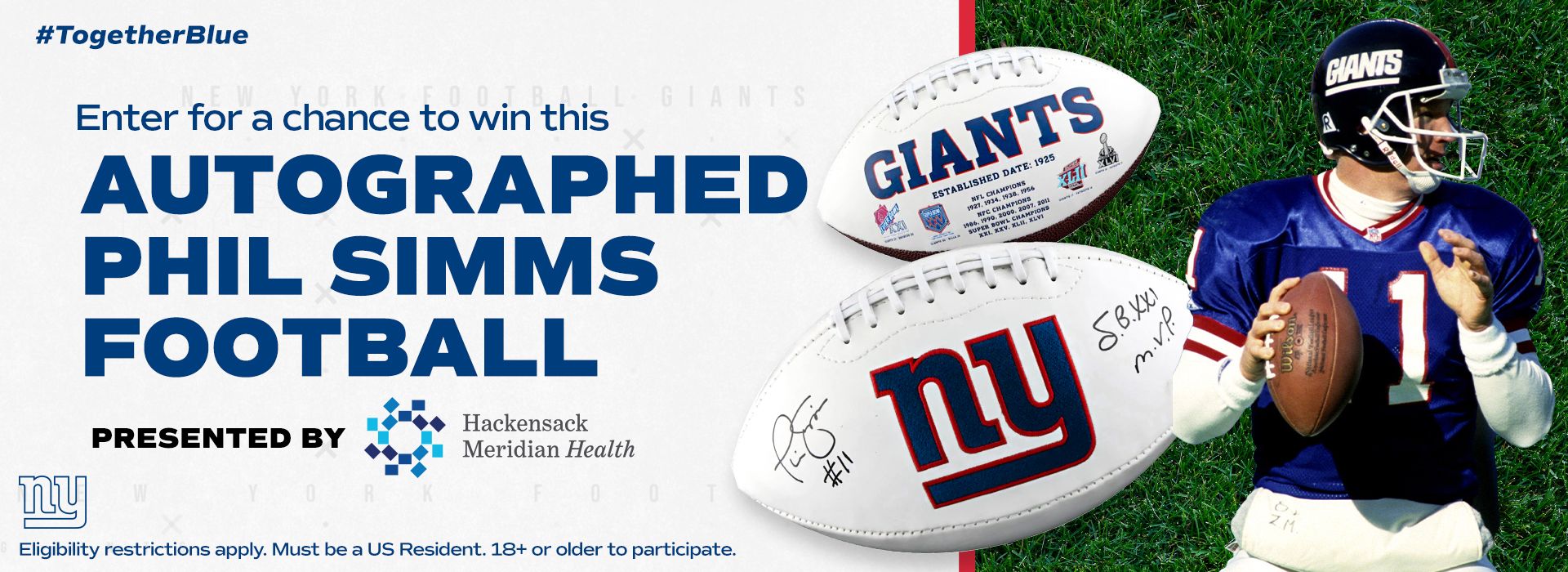 Enter for a chance to win Giants Fantennial Sweepstakes