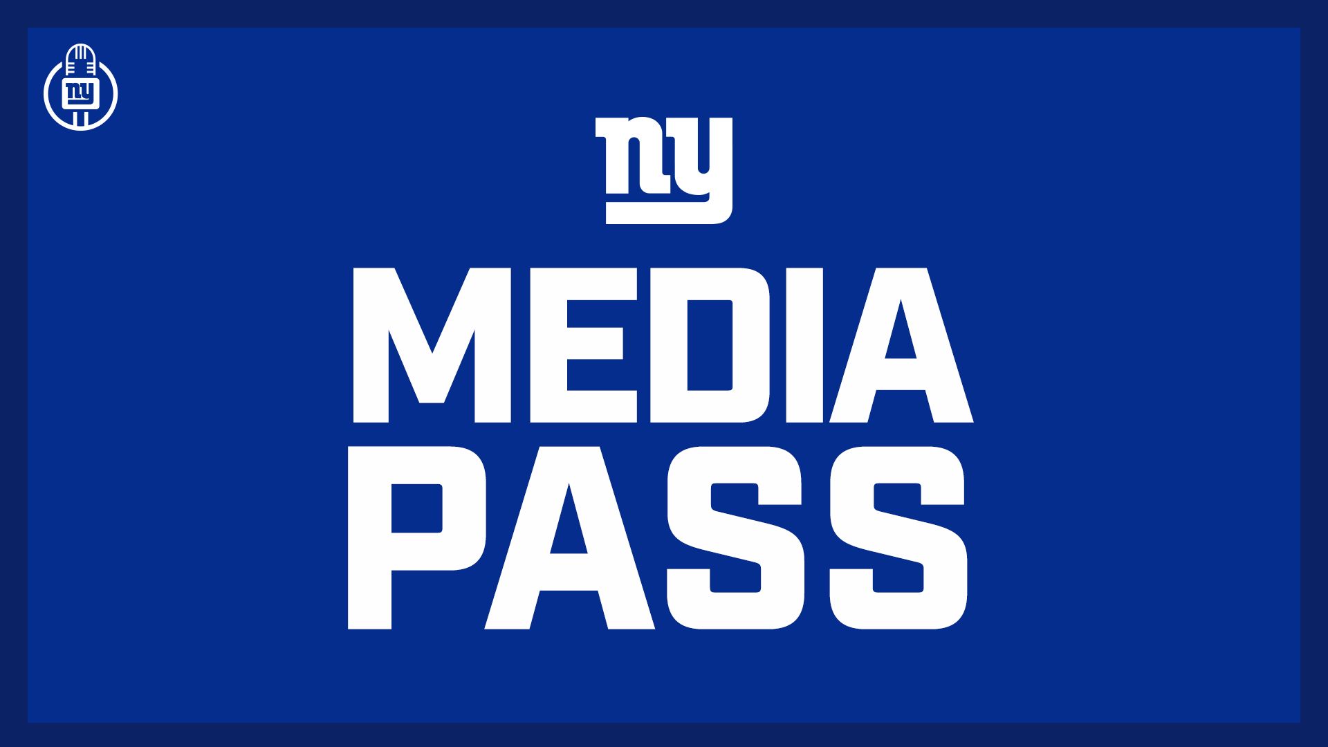 Giants Media Pass