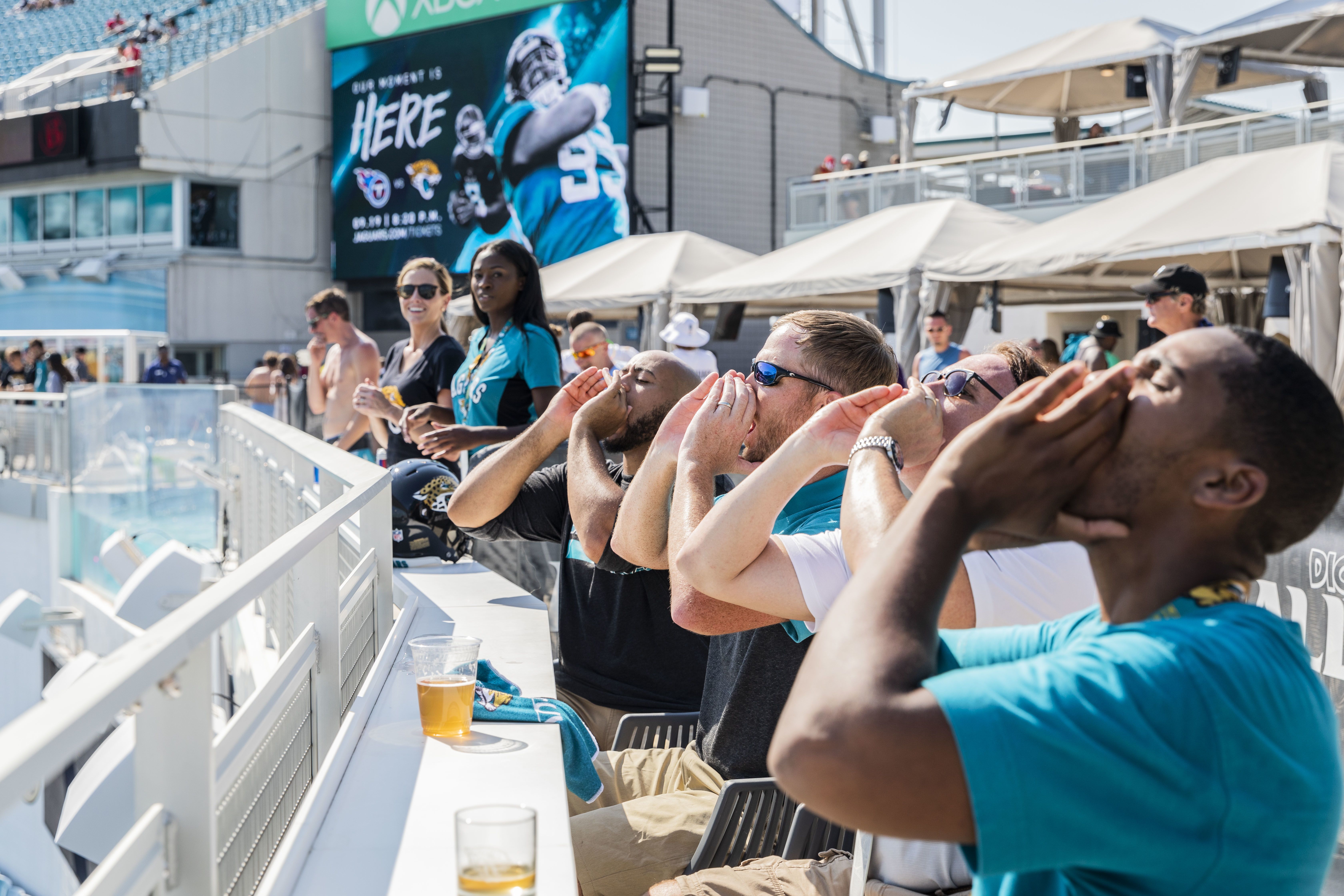 A Jacksonville Jaguars lifeguard shares what gameday is like by the stadium  pool