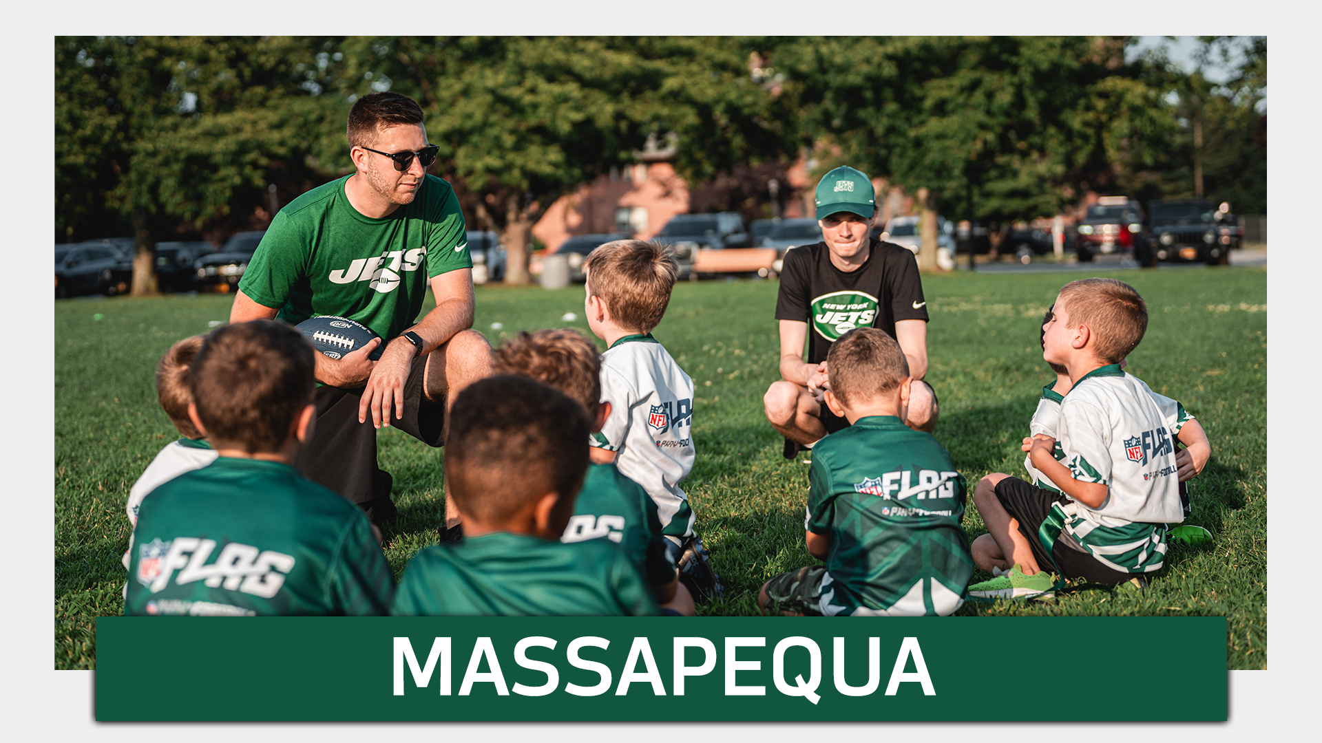 Elmont PAL - The New York Jets Flag Camp presented by Dunkin is a 6-week  program, which teaches campers flag football fundamentals. The camp is a  one (1) hour session that is