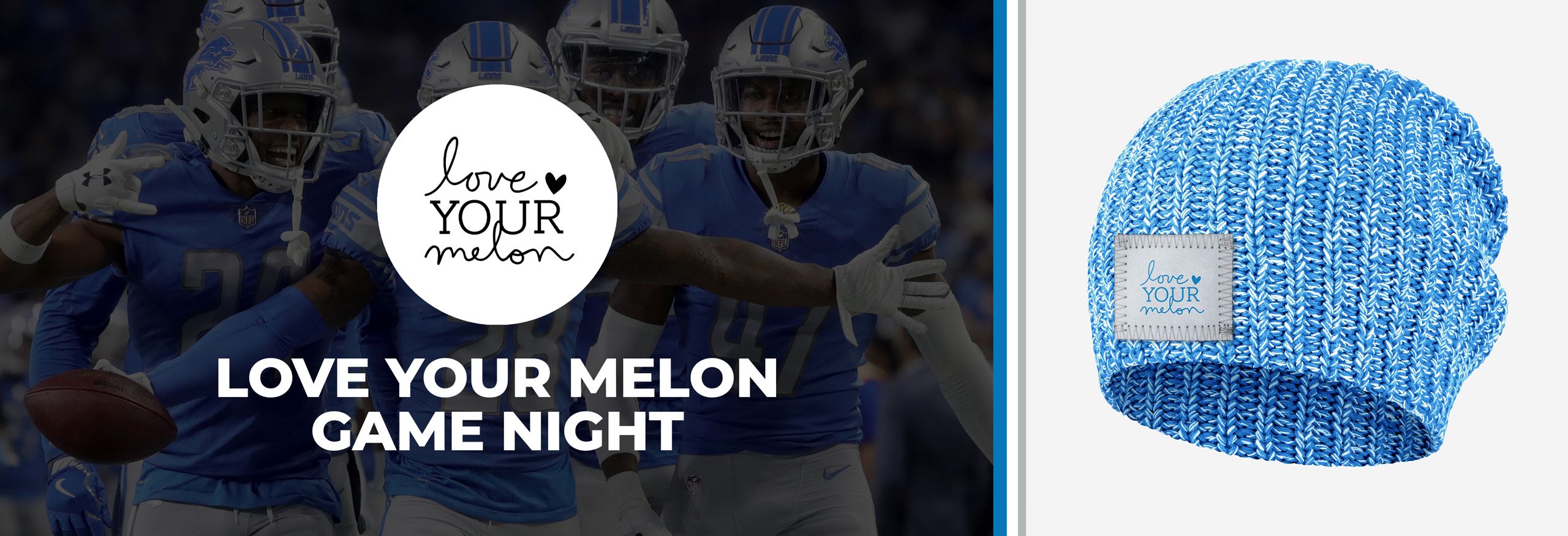 Ford Field - Detroit Lions limited edition Love Your Melon