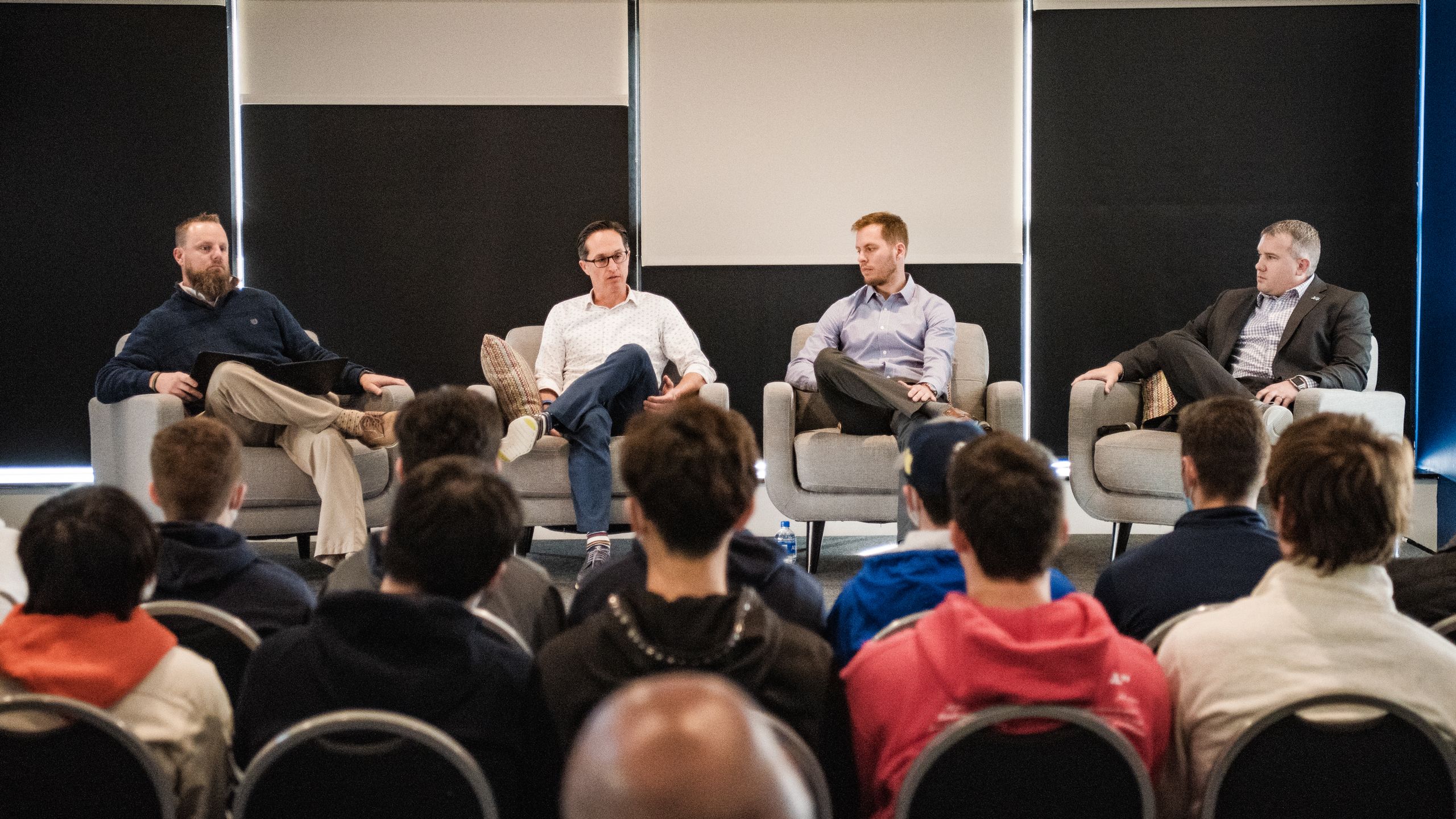 University Of Michigan Career In Sports Day at Ford Field on Friday, October 22, 20121. (Mike Ferdinande/Detroit Lions}