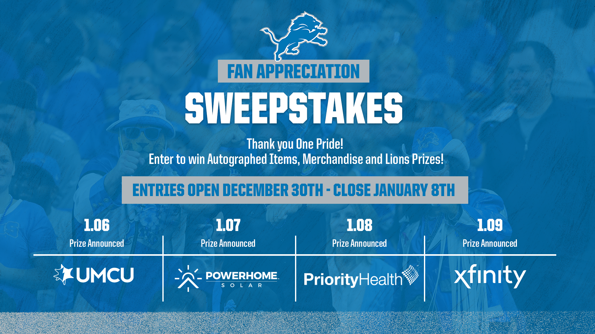 Detroit Lions on X: #Lions fans, the Bud Light Summer Stimmy's been  approved! First order of business? Free tickets! Tweet #BudLightStimmyTix  #Sweepstakes and tag us for a chance to win tickets to