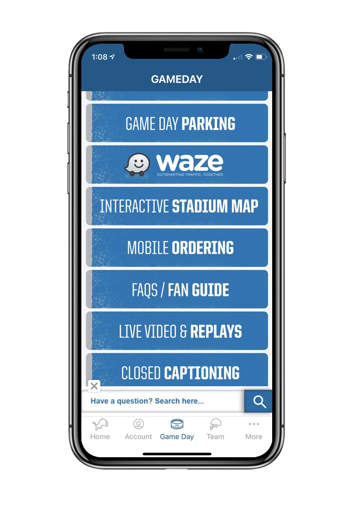 Detroit Lions Mobile Ordering  Detroit Lions 