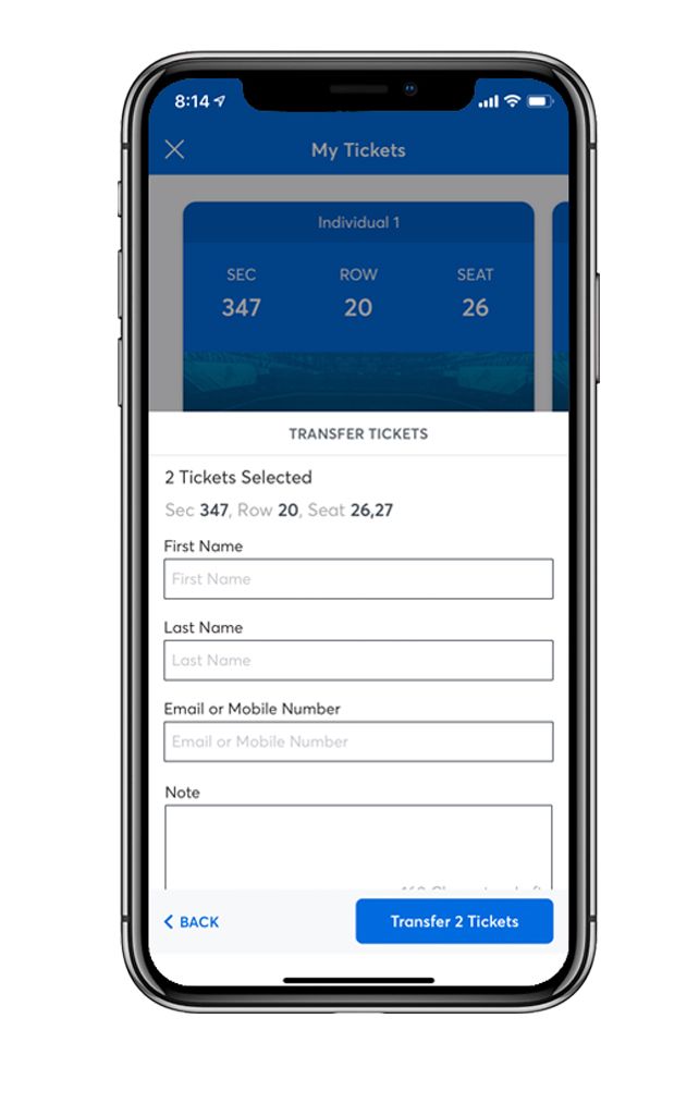 Mobile Ticketing - Viewing Your Tickets