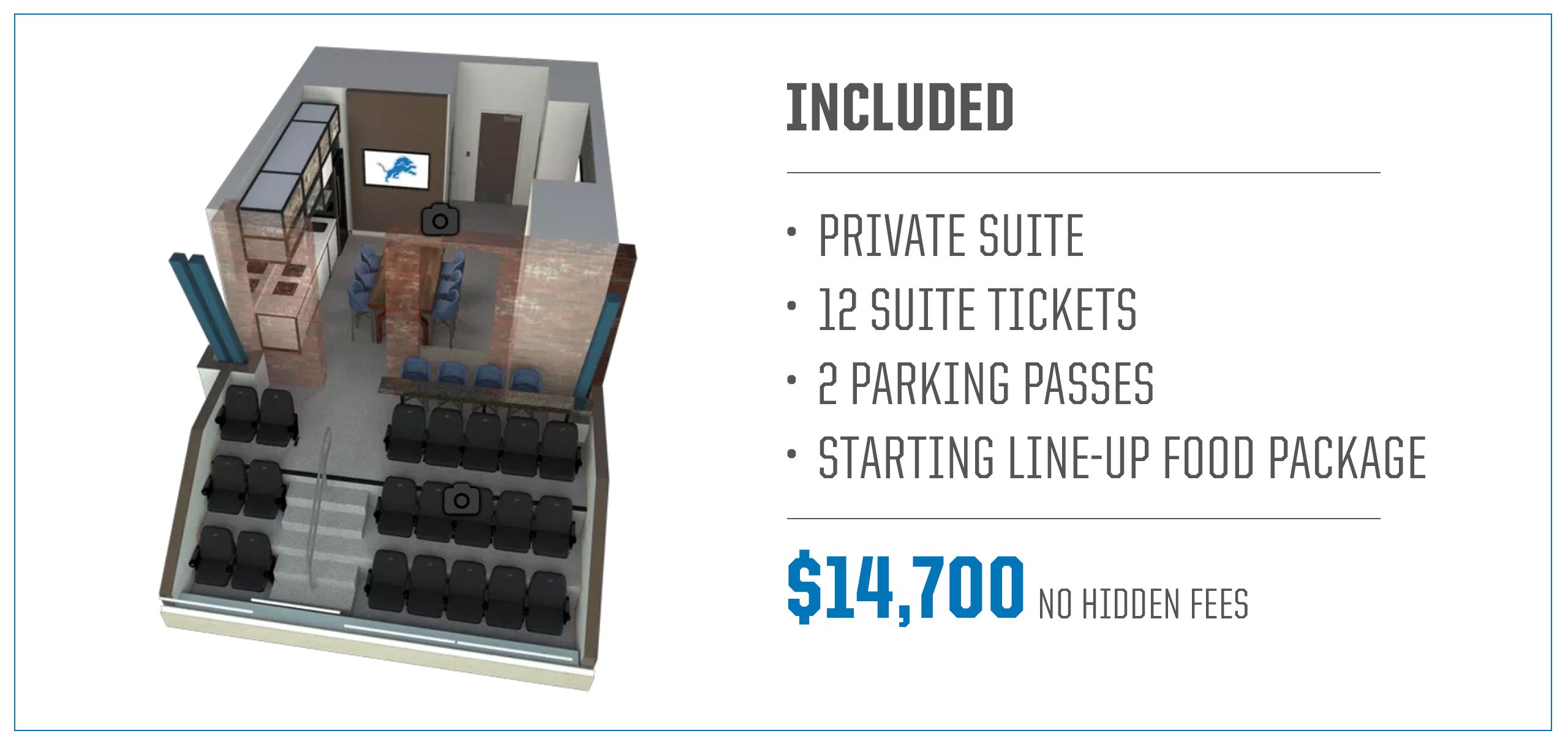 Detroit Lions Suite Rentals