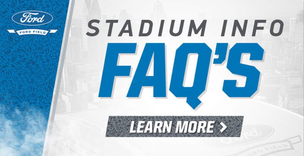 Click here to learn more about stadium info FAQs