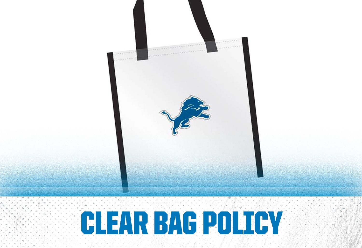 NFL, Bags, Detroit Lions One Pride Clear Backpack