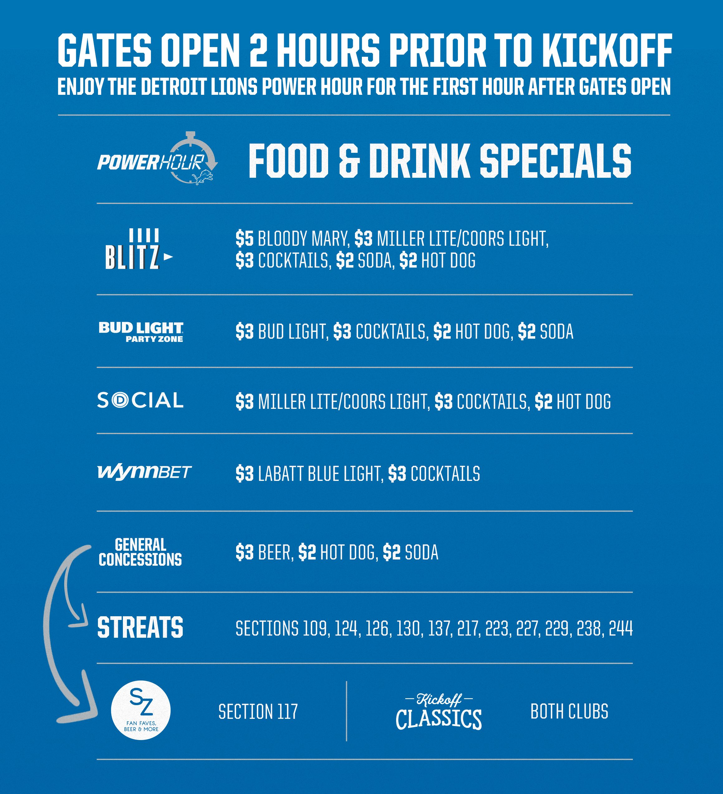 Where to eat and drink on Lions game day in Detroit 