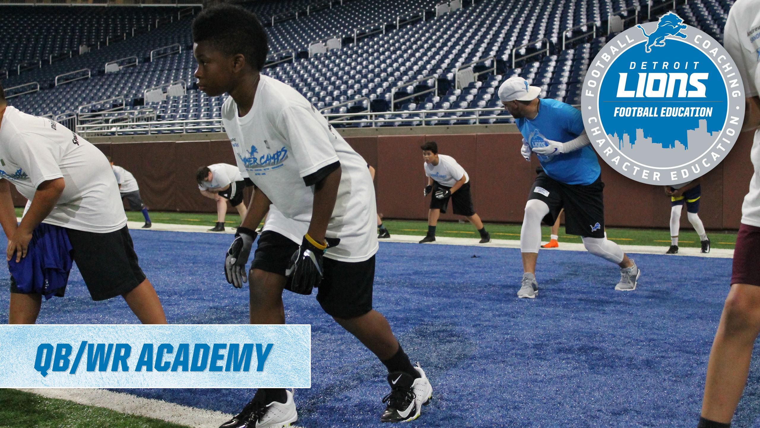 Detroit Lions Football Education - QB-WR Academy