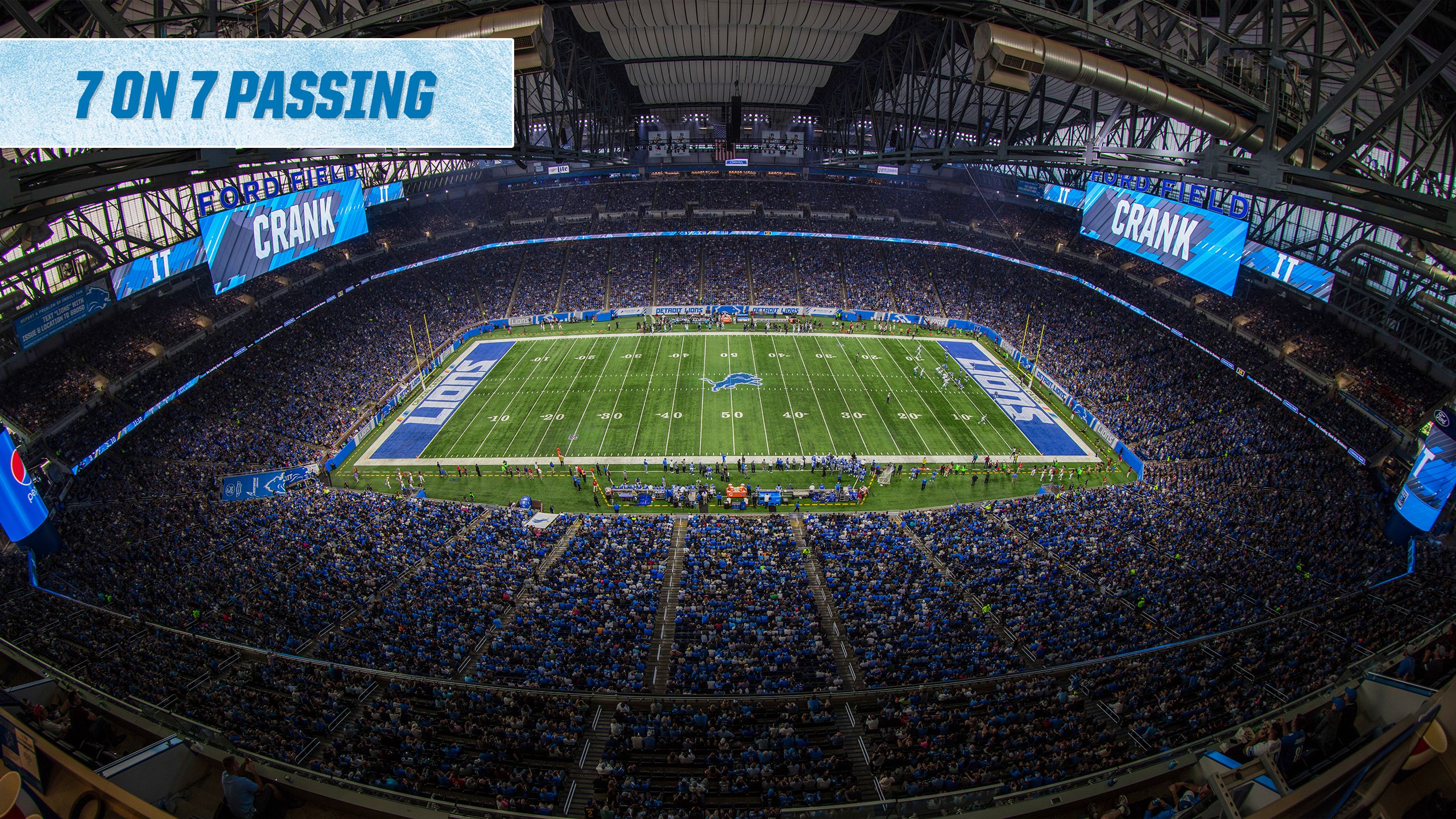 Ford Field - Detroit Lions Youth Football is about to