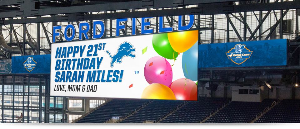 Detroit Lions Gameday - Scoreboard Requests