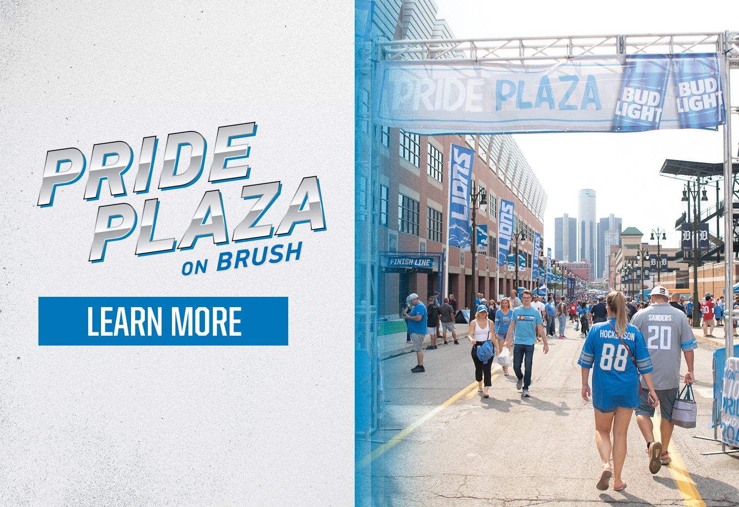 Detroit Lions Gameday - Pride Plaza