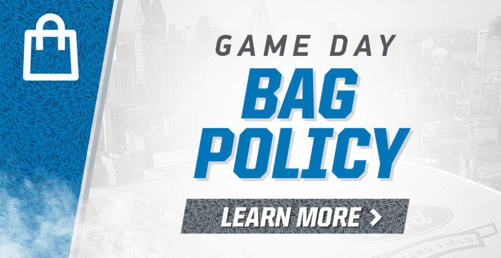 Click here to learn more about the Game Day Bag Policy