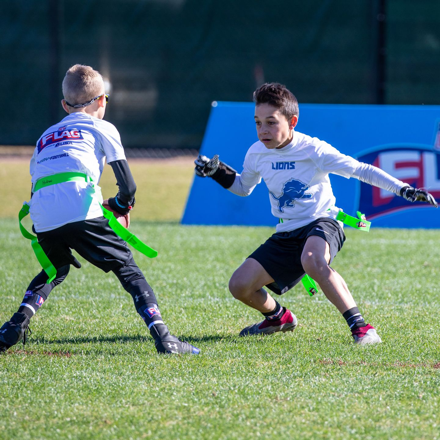 NFL FLAG Football Drills  New Orleans Saints Youth Football