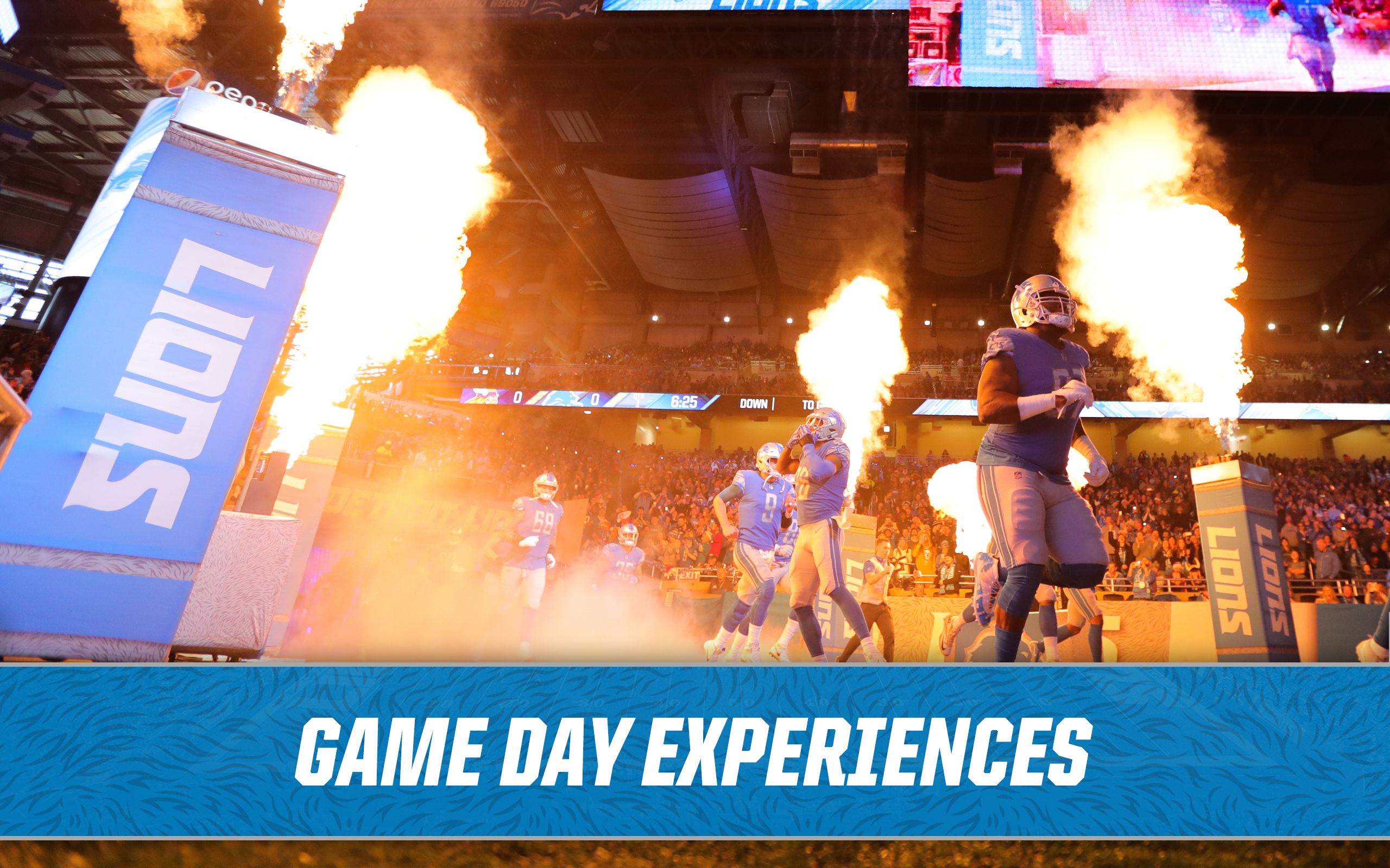 detroit lions game day experience