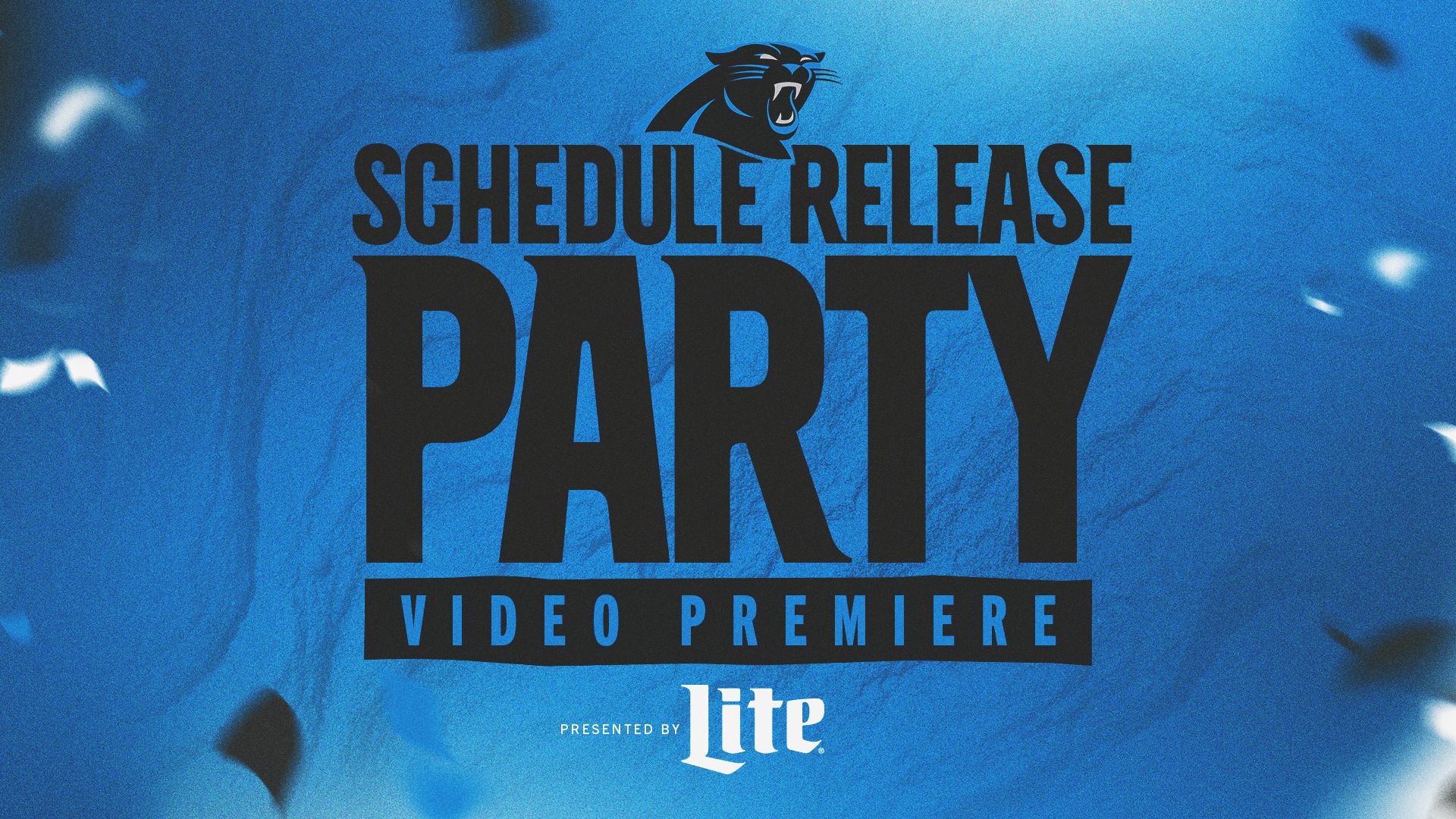 Panthers 2021 Schedule Release Video