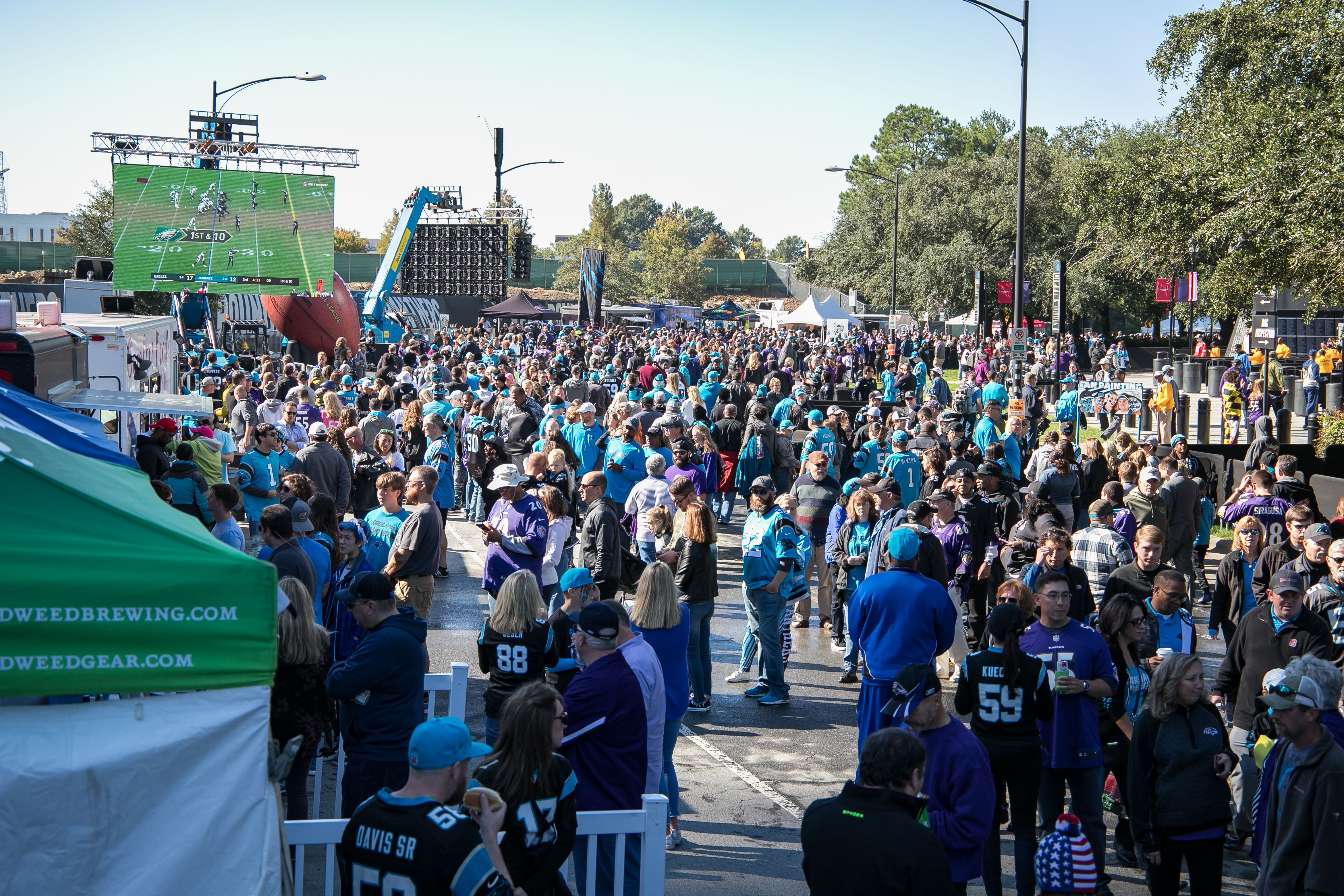 carolina panthers pre game