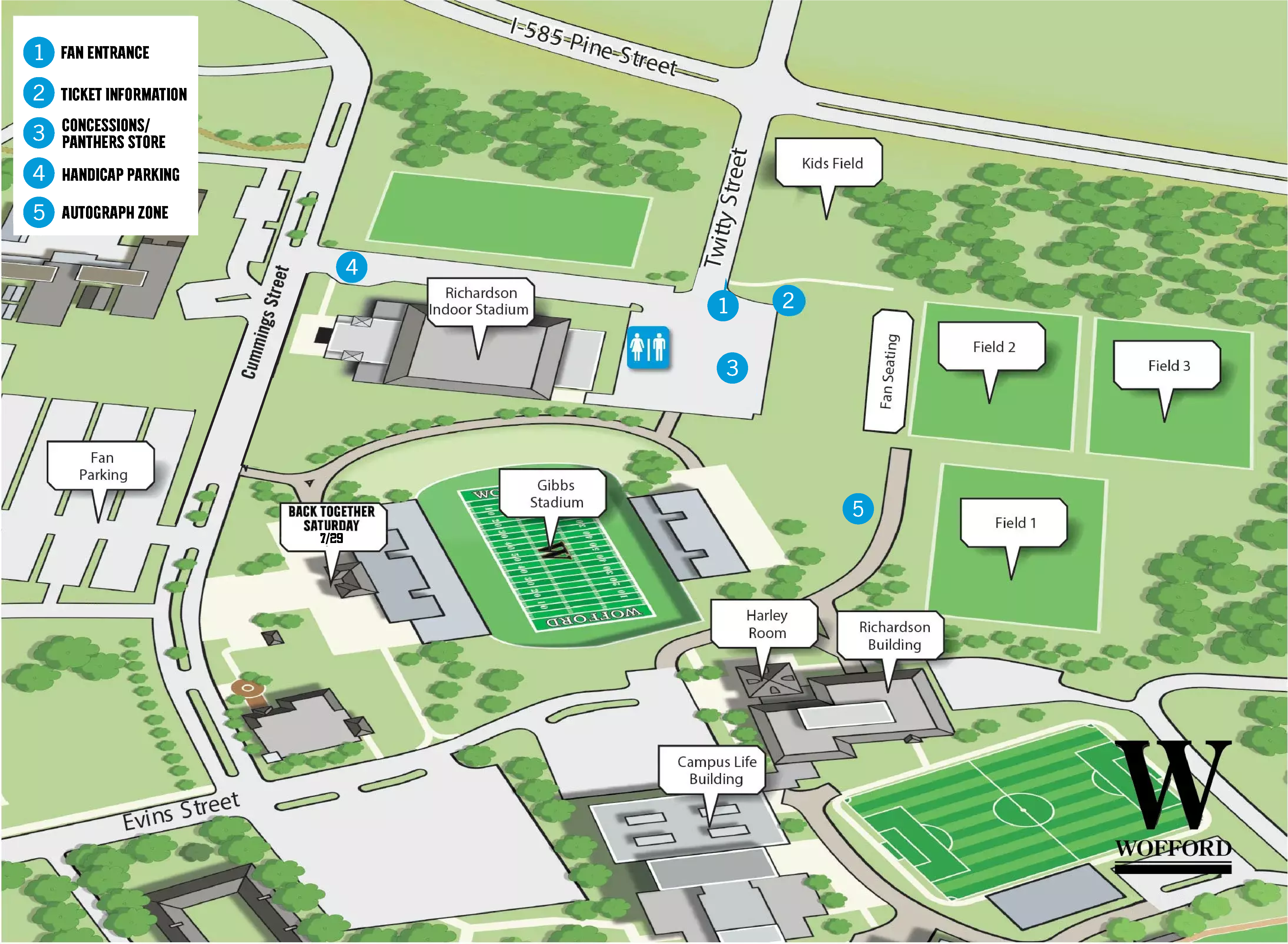 Stadium Diagram  Carolina Panthers 