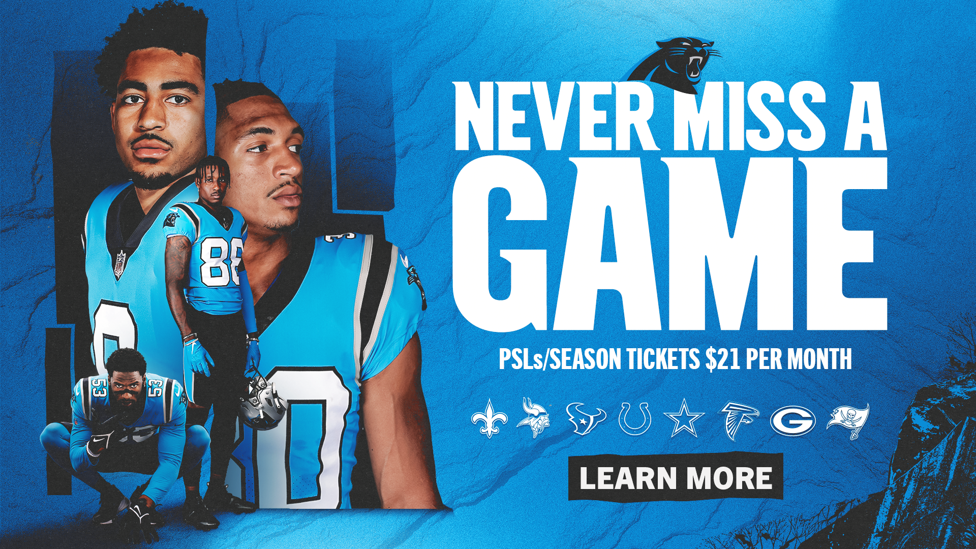 Find tickets for 'carolina+panthers' at