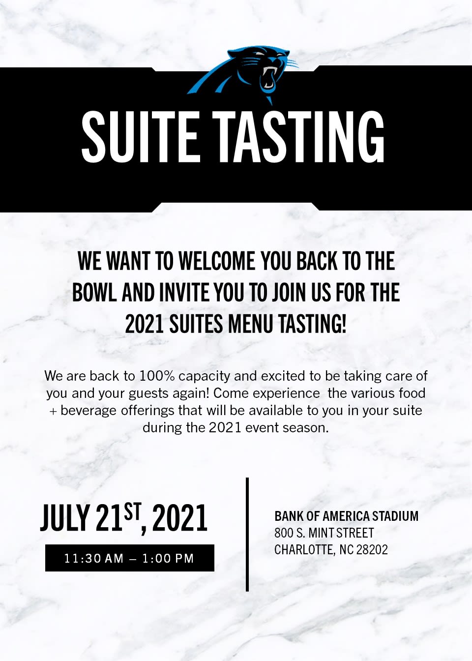 TASTING INVITE