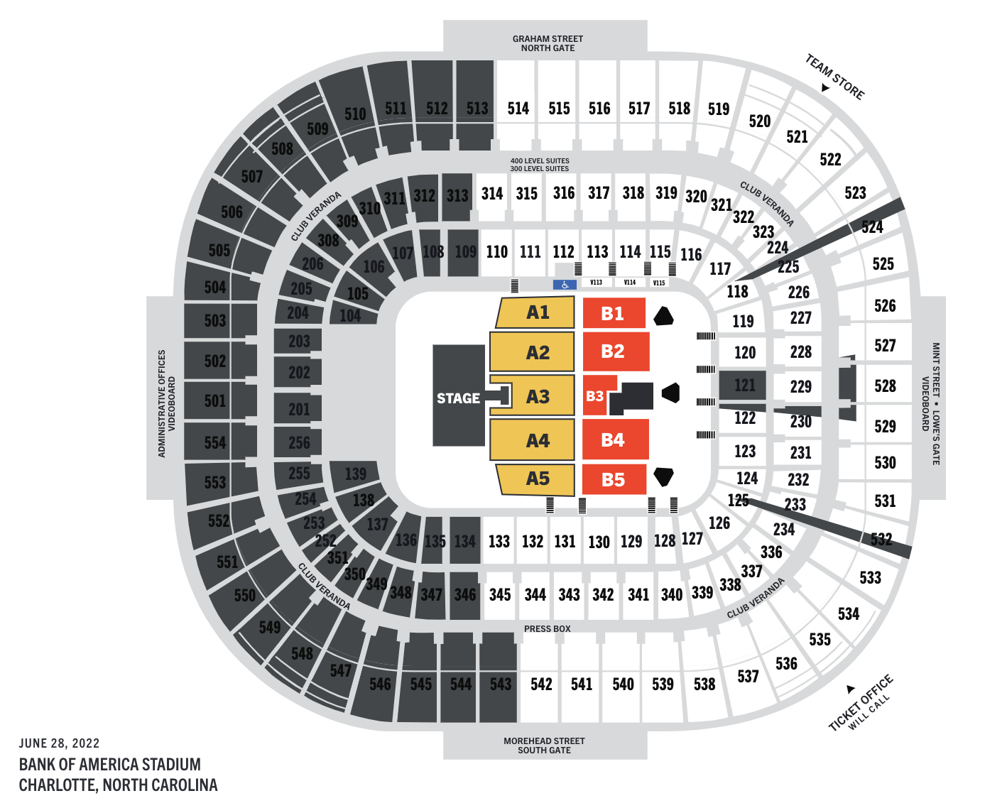 bank of america stadium concert tickets