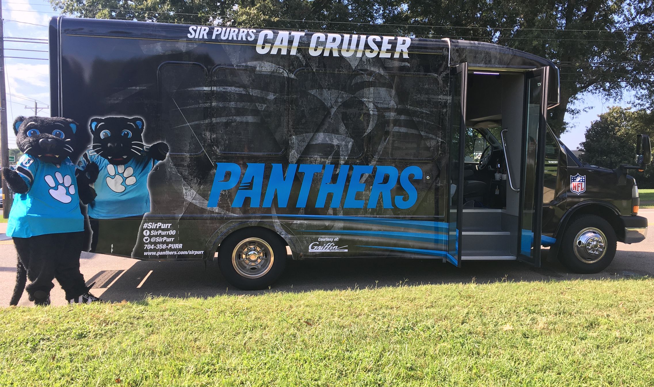 Sir Purr Home  Carolina Panthers 