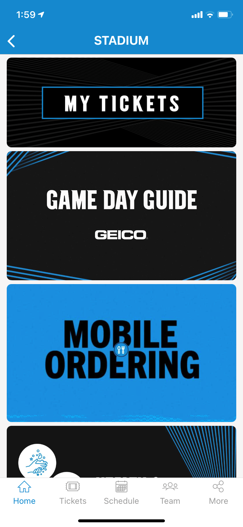 How to use Carolina Panthers mobile tickets