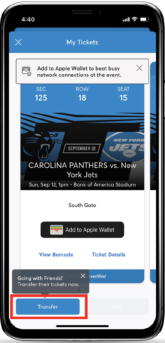 panthers game tonight tickets