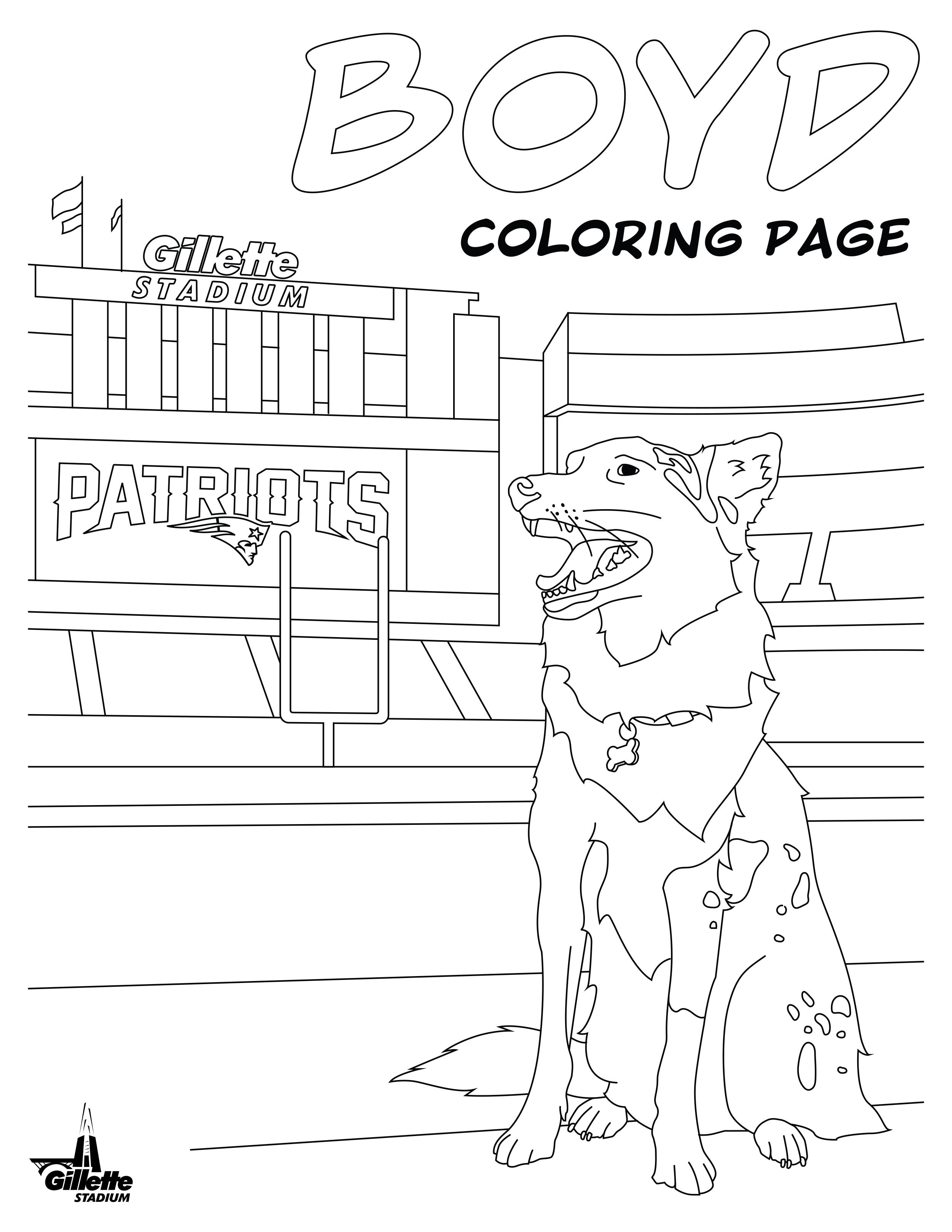 New England Patriots Helmet coloring page