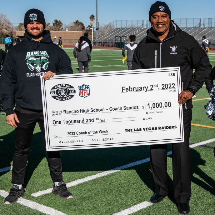 Rancho High School Coach Michael Sandoz