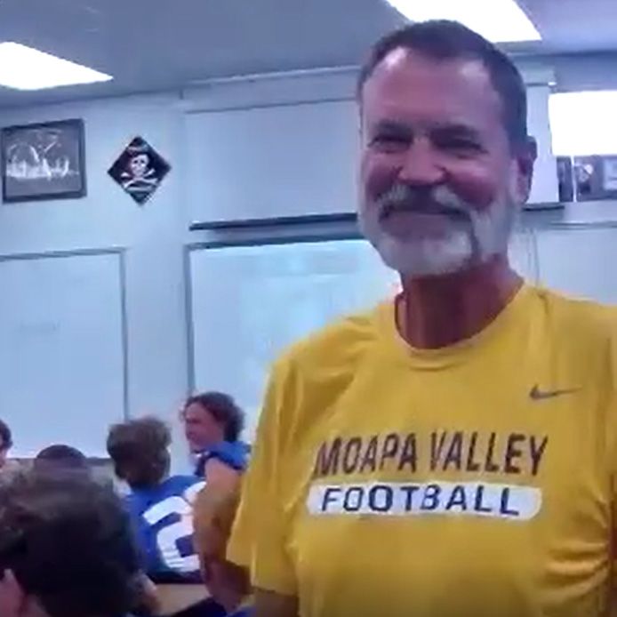 Moapa Valley High School Coach Brent Lewis