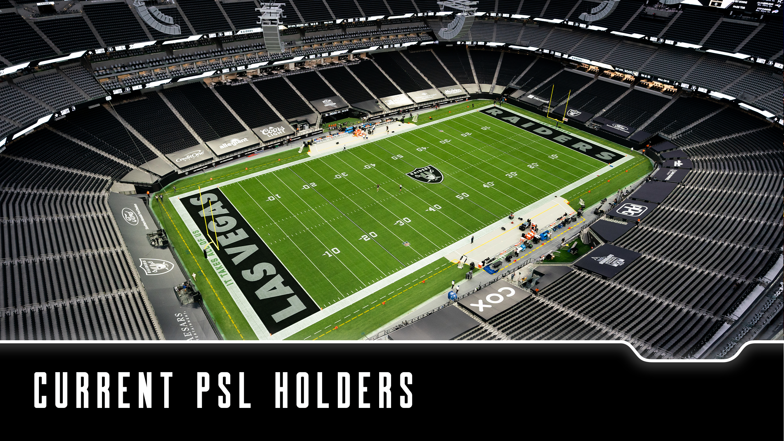 Seating and Pricing Map for Allegiant Stadium, Las Vegas Raiders