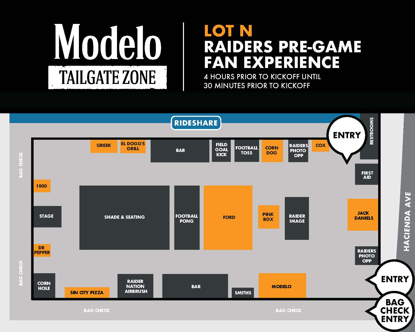 Las Vegas Silver Zone Tailgate Experience – Gameday Hospitality