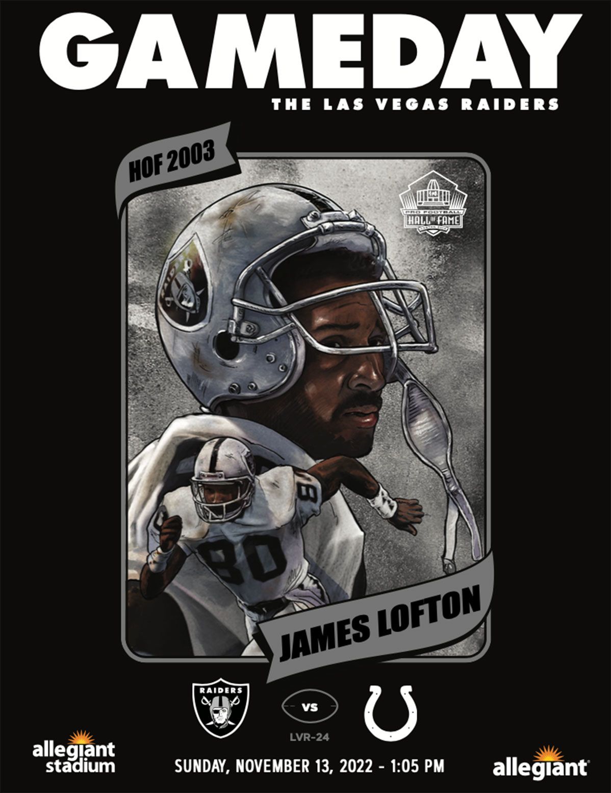 Other  Las Vegas Raiders Gameday Program Vs Colts November 13th