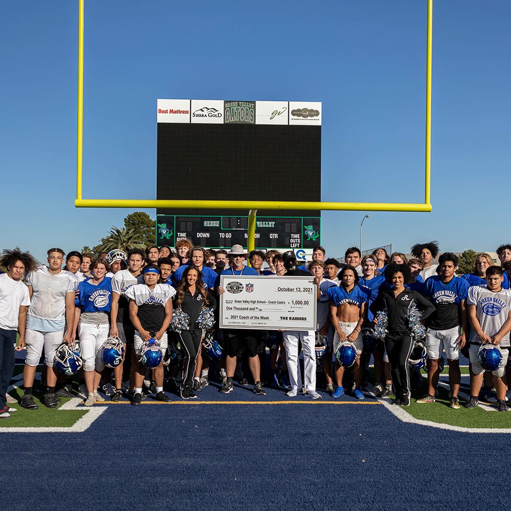 Green Valley High Football Coach Brian Castro