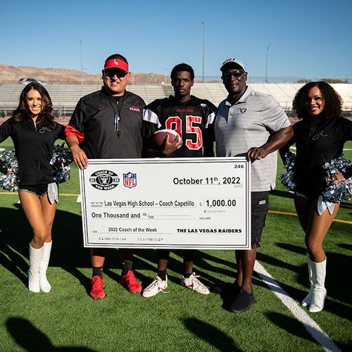 Las Vegas High School Coach Erick Capetillo