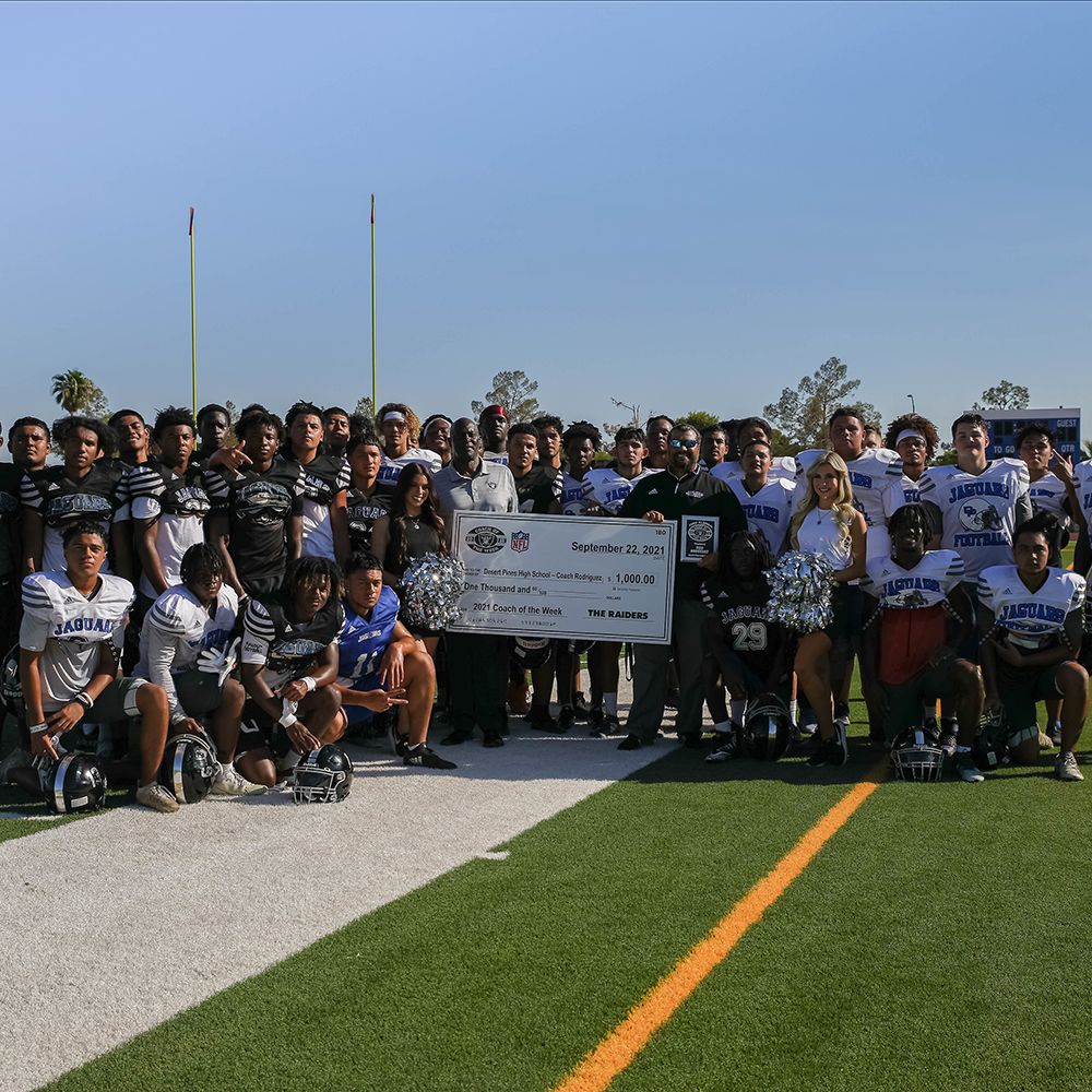 Desert Pines High Football Coach Tico Rodriguez