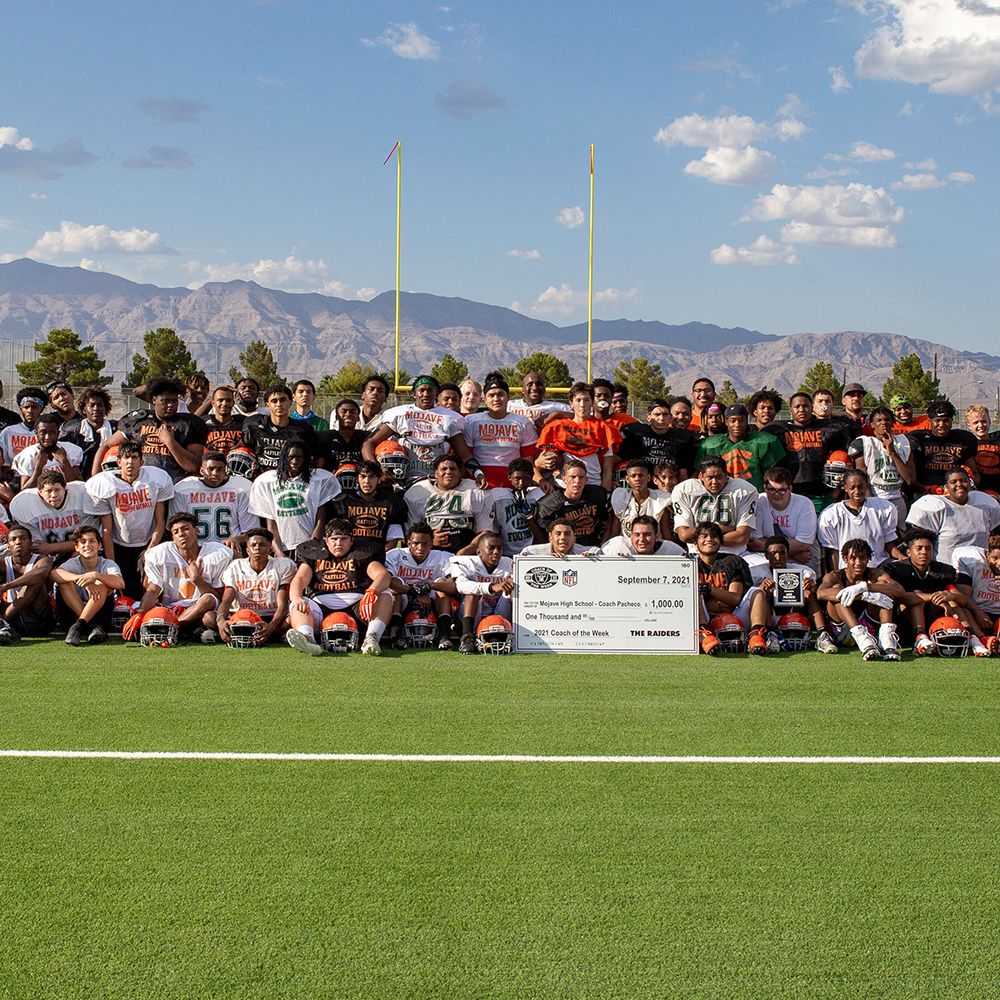 Mojave High School Football Coach Wes Pacheco